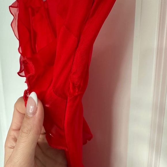 Cecelia Red Evening Dress - Picture 5 of 6